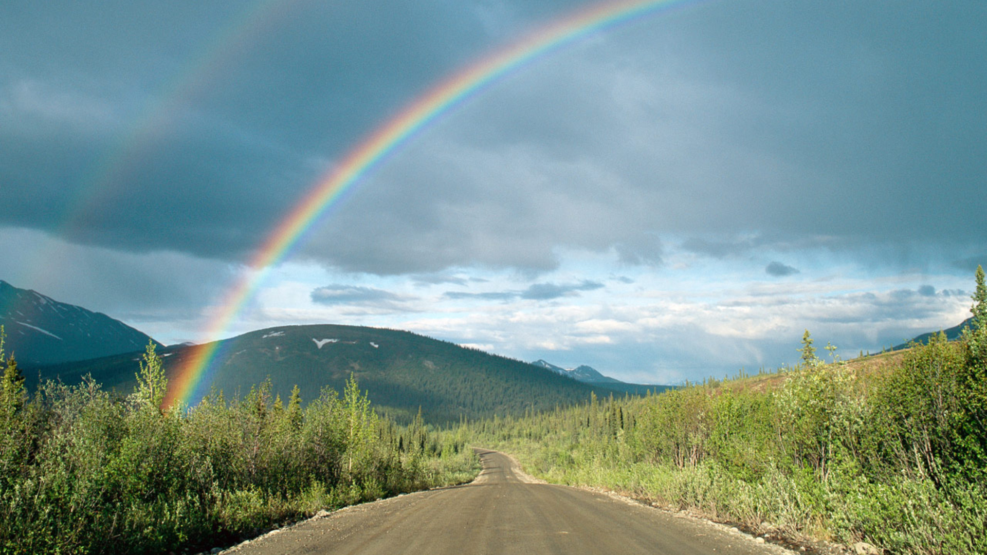 Das Rainbow In Alaska Wallpaper 1920x1080