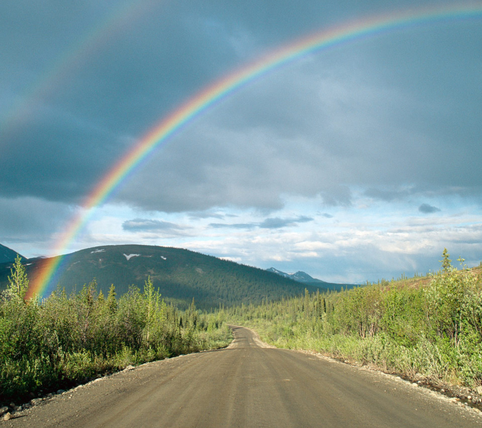 Screenshot №1 pro téma Rainbow In Alaska 960x854