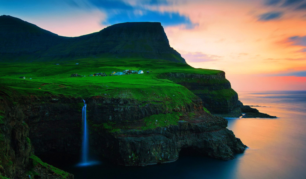 Das Faroe Islands Wallpaper 1024x600