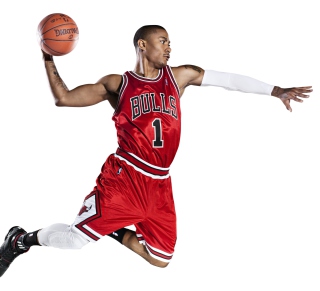 Derrick Rose - NBA Star - Obrázkek zdarma pro iPad