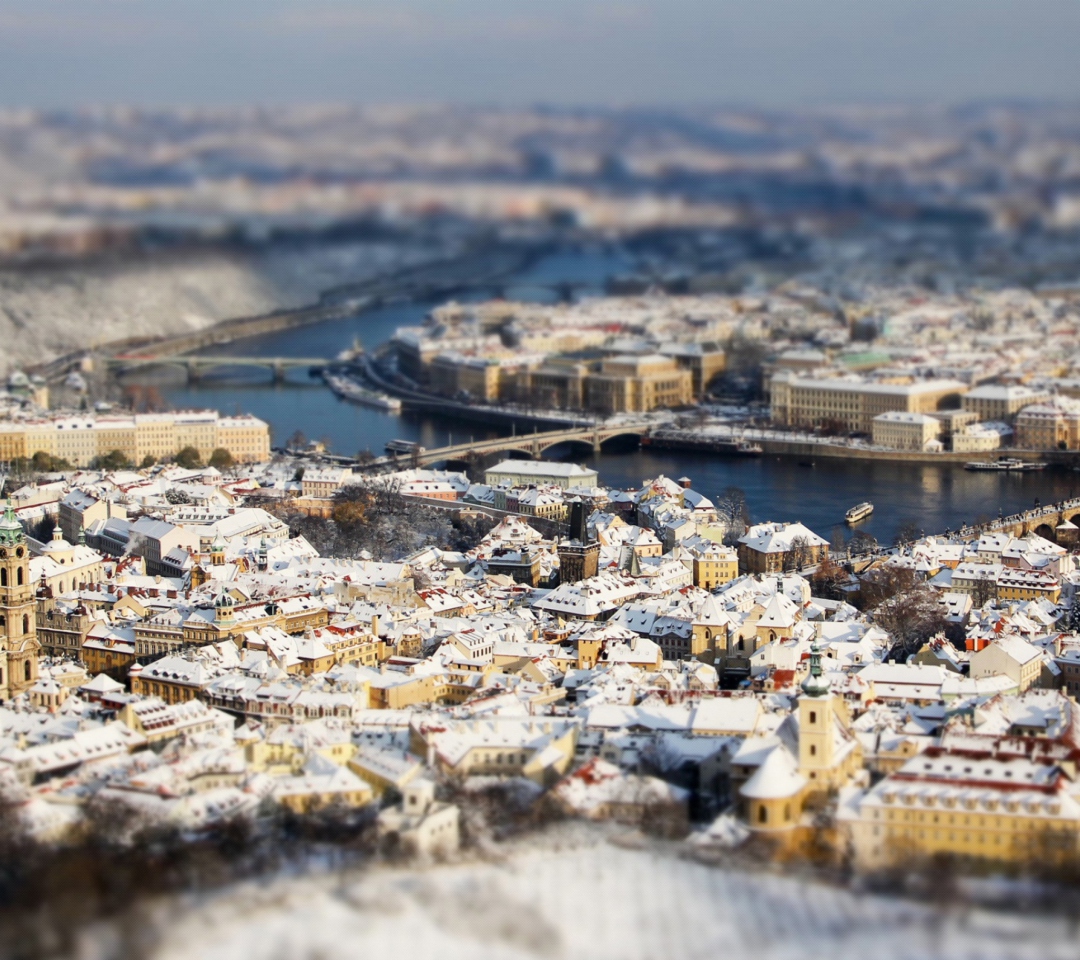 Обои Panoramic View Of Prague 1080x960
