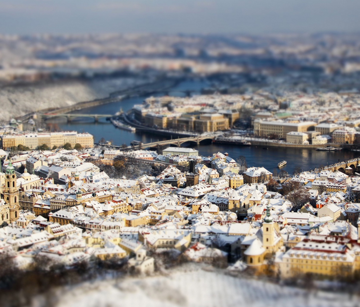 Fondo de pantalla Panoramic View Of Prague 1200x1024