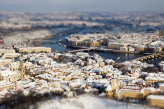 Panoramic View Of Prague - Obrázkek zdarma pro 1280x800