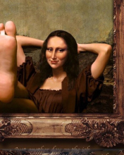 Art Parodies - Mona Lisa wallpaper 176x220