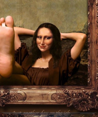 Art Parodies - Mona Lisa sfondi gratuiti per 640x1136