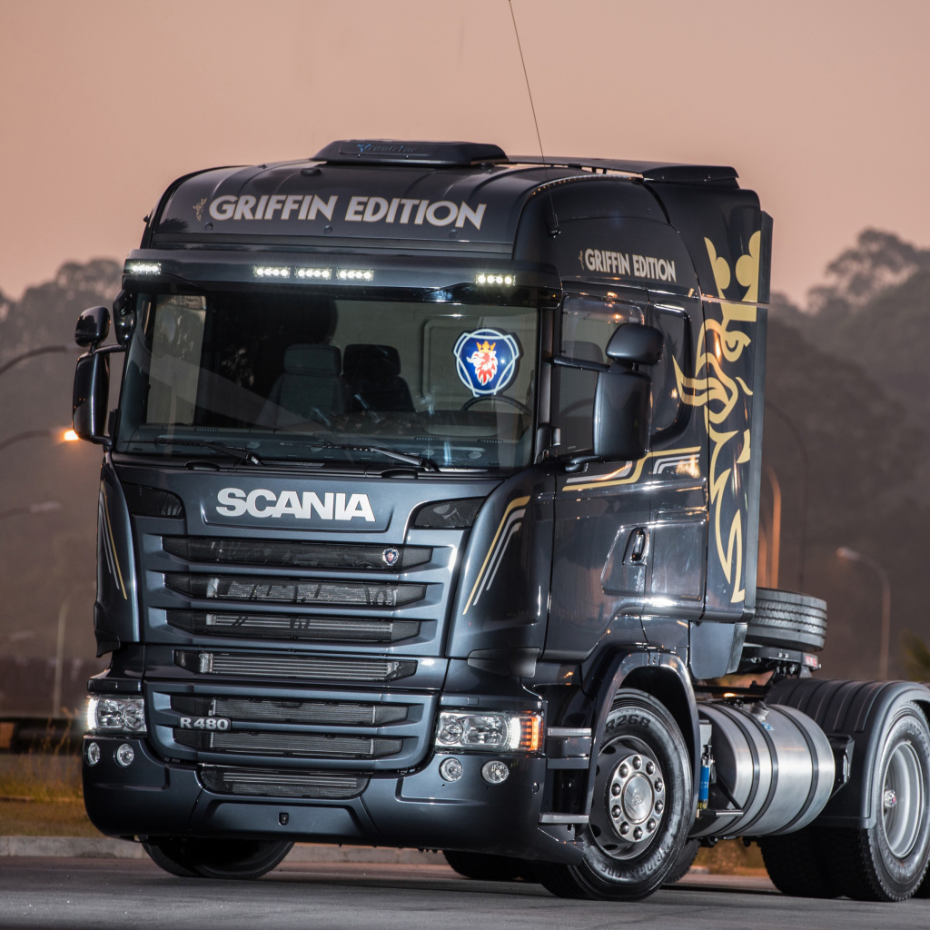 Das Scania R480 Truck Wallpaper 1024x1024