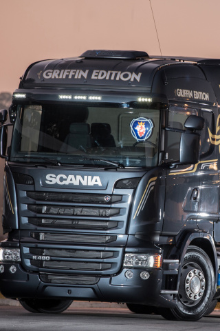 Fondo de pantalla Scania R480 Truck 320x480