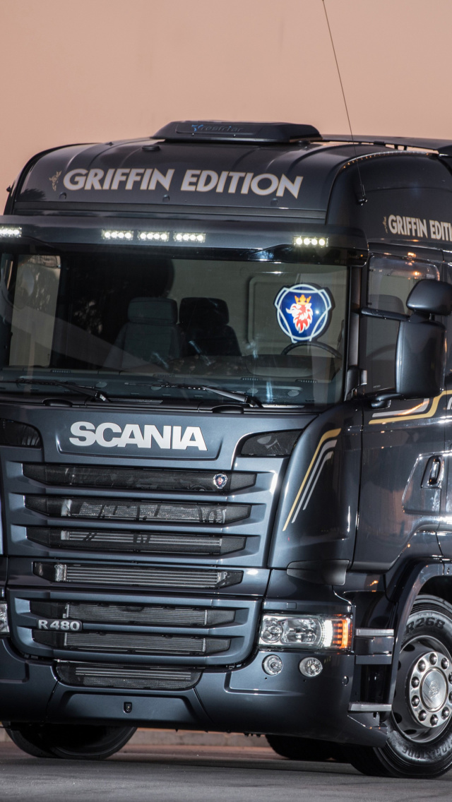 Fondo de pantalla Scania R480 Truck 640x1136