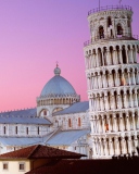 Fondo de pantalla Tower of Pisa Italy 128x160