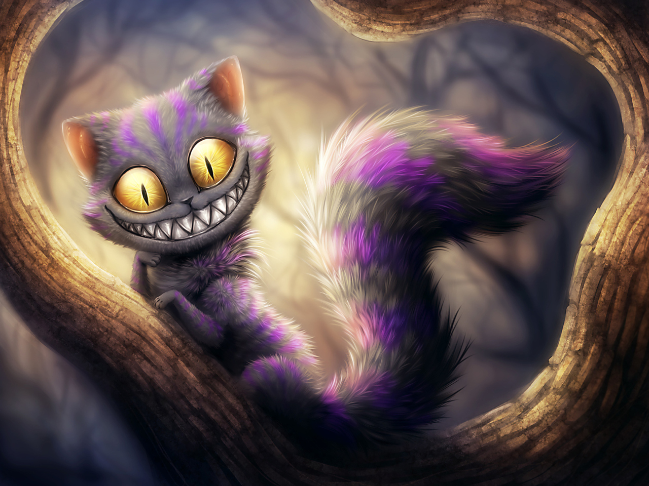 Screenshot №1 pro téma Cheshire Cat 1280x960