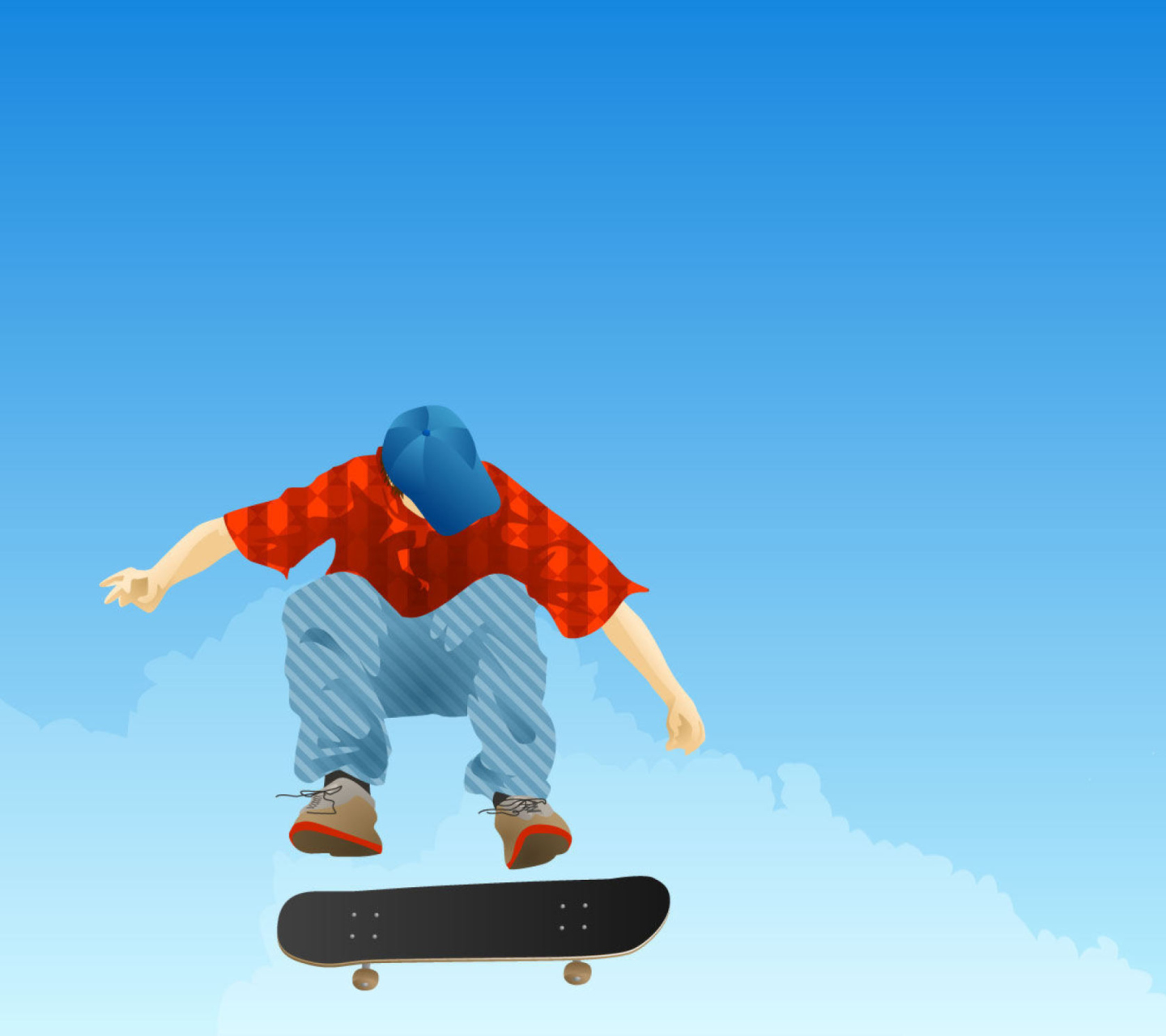 Das Skater Boy Wallpaper 1440x1280