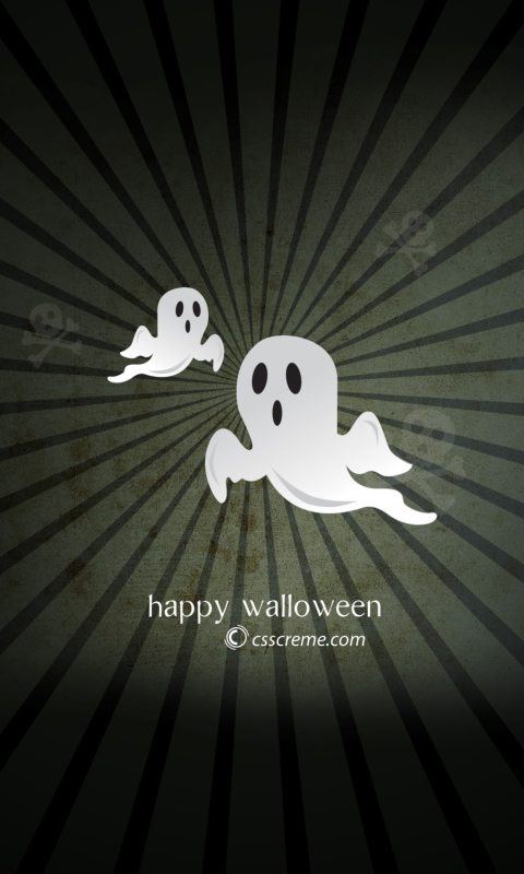 Halloween Phantom wallpaper 480x800