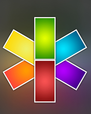 Free Color Kaleidoscope Picture for iPhone 5