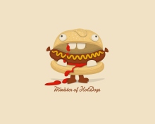 Minister Of Hot Dogs wallpaper 220x176