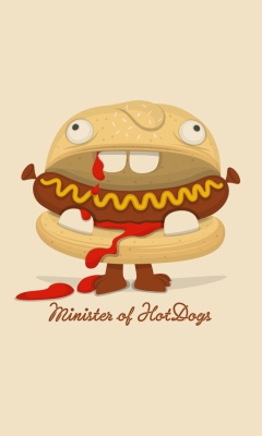 Обои Minister Of Hot Dogs 240x400