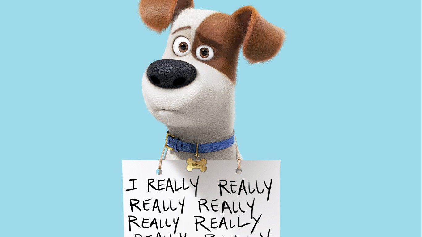 Das Max from The Secret Life of Pets Wallpaper 1366x768