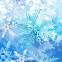 Обои Christmas Snowflakes 128x128