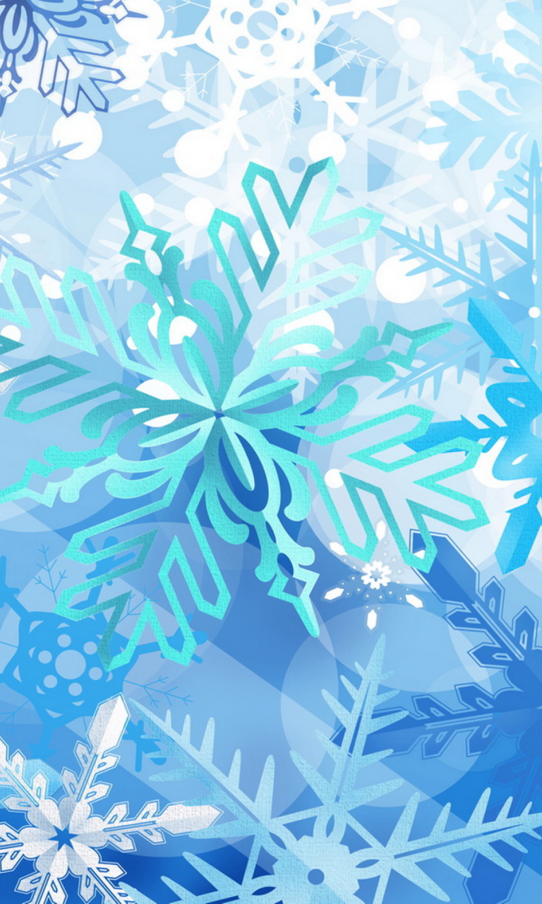 Screenshot №1 pro téma Christmas Snowflakes 768x1280