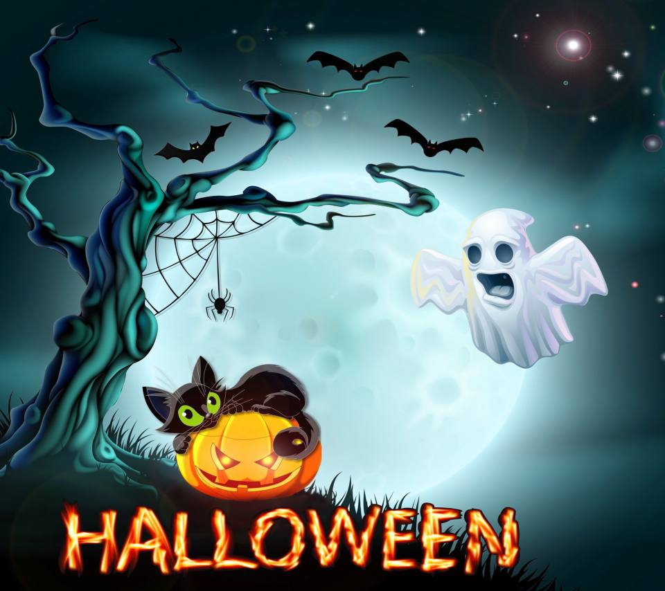 Fondo de pantalla Halloween Night 960x854
