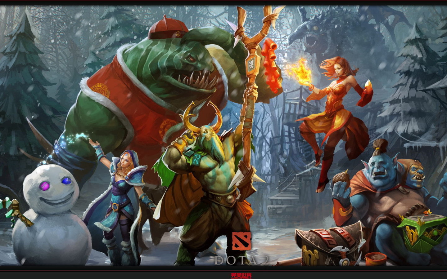 Screenshot №1 pro téma Dota 2 Heroes 1440x900