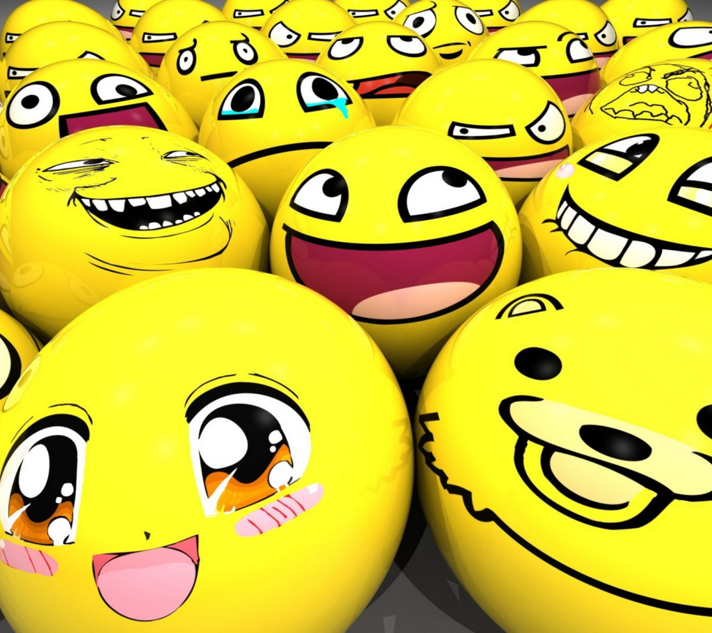 Das Smiley Wallpaper 1440x1280