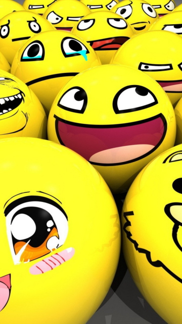 Fondo de pantalla Smiley 360x640