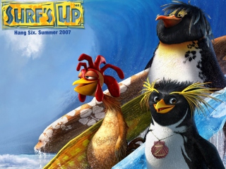 Das Surf's Up Wallpaper 320x240