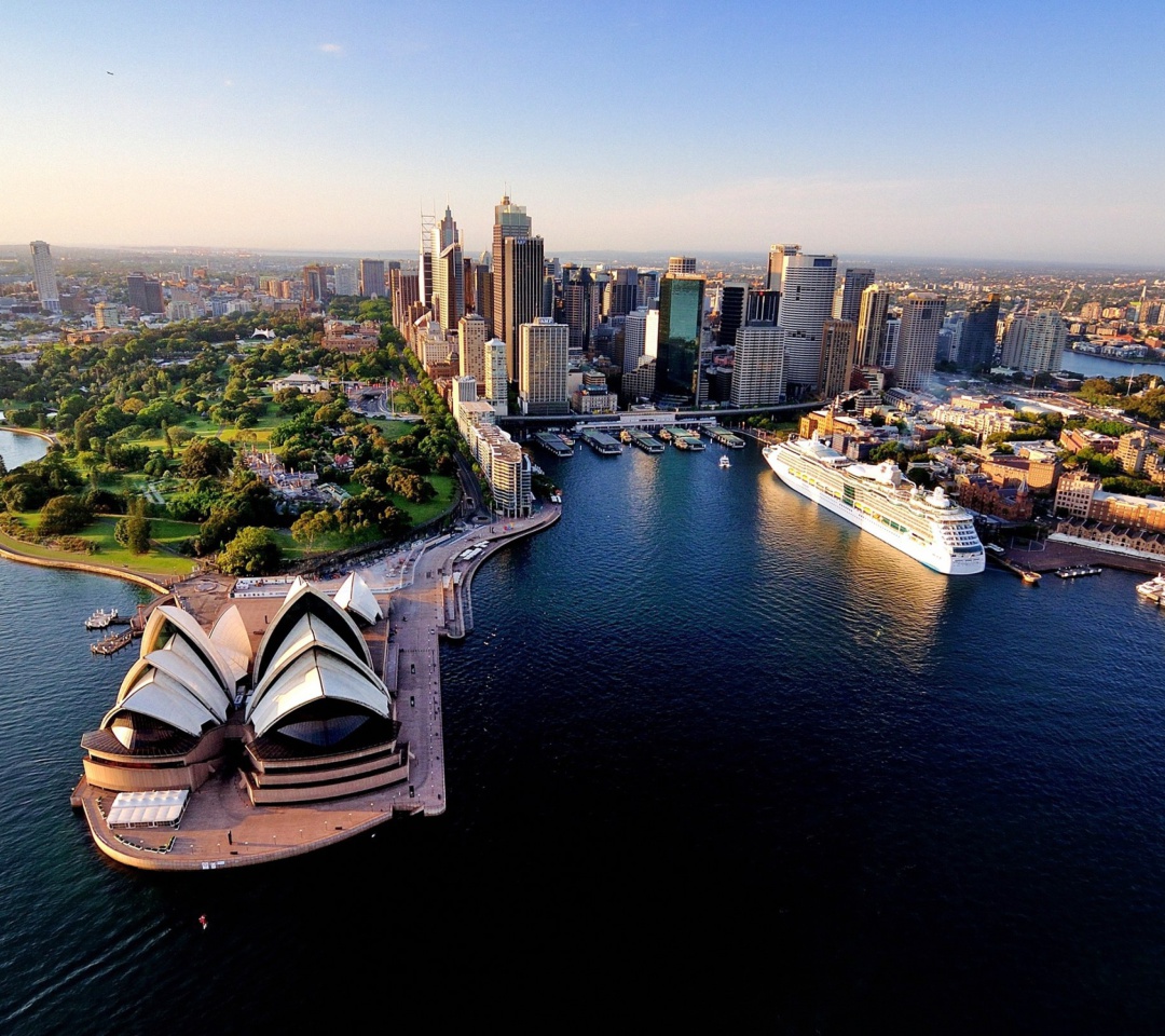 Das Sydney Roof Top View Wallpaper 1080x960
