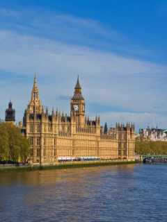 Palace of Westminster wallpaper 240x320