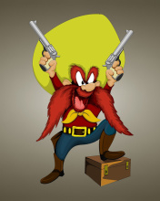 Looney Tunes   Yosemite Sam wallpaper 176x220