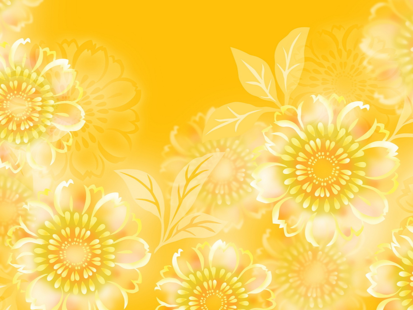 Yellow Pattern wallpaper 1400x1050