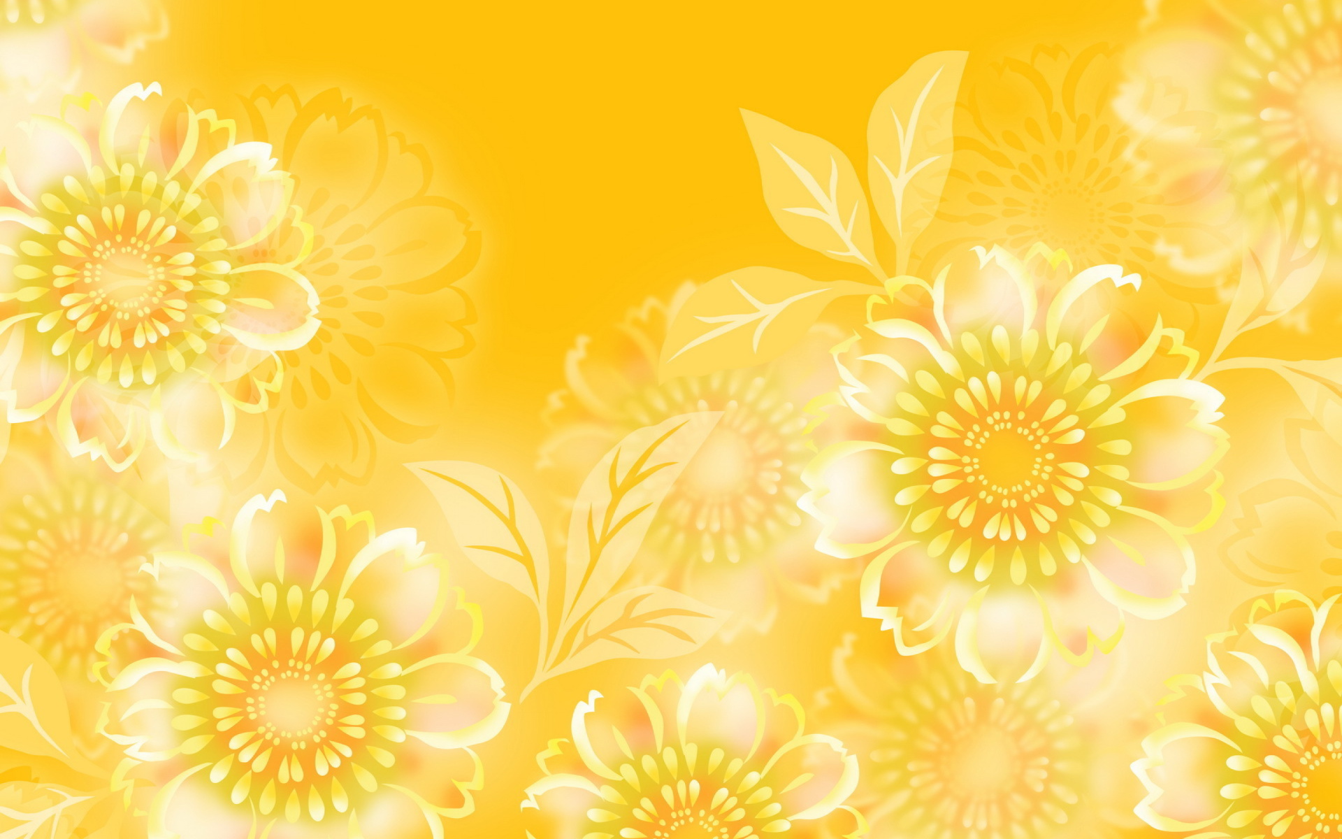 Das Yellow Pattern Wallpaper 1920x1200