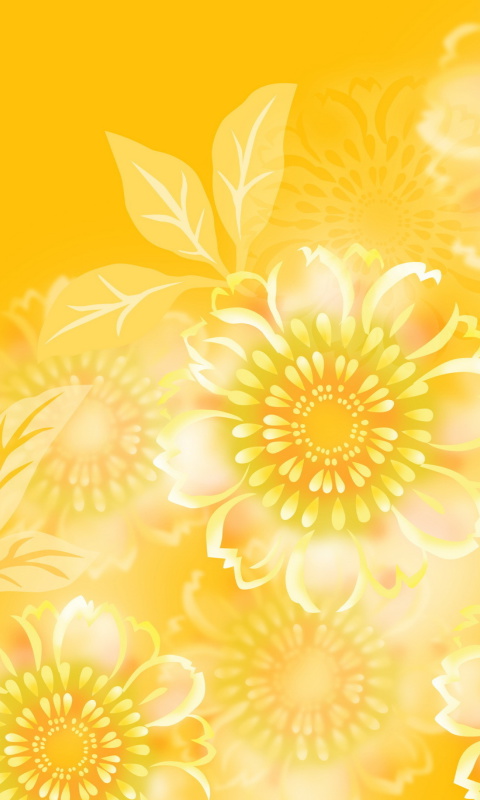 Screenshot №1 pro téma Yellow Pattern 480x800