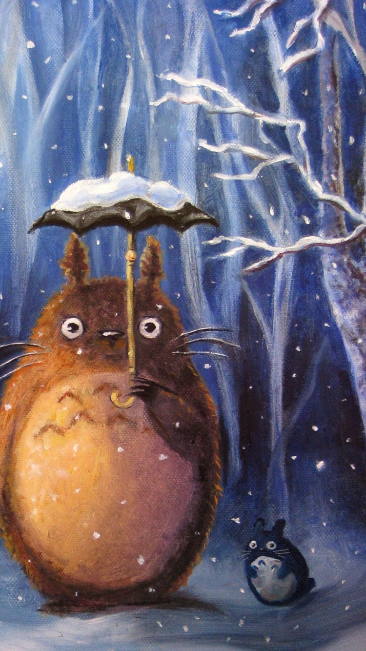 Screenshot №1 pro téma My Neighbor Totoro 750x1334