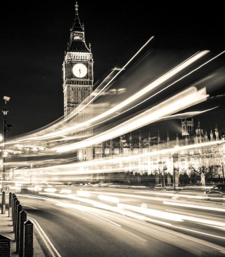 Big Ben London City Lights - Obrázkek zdarma pro 132x176