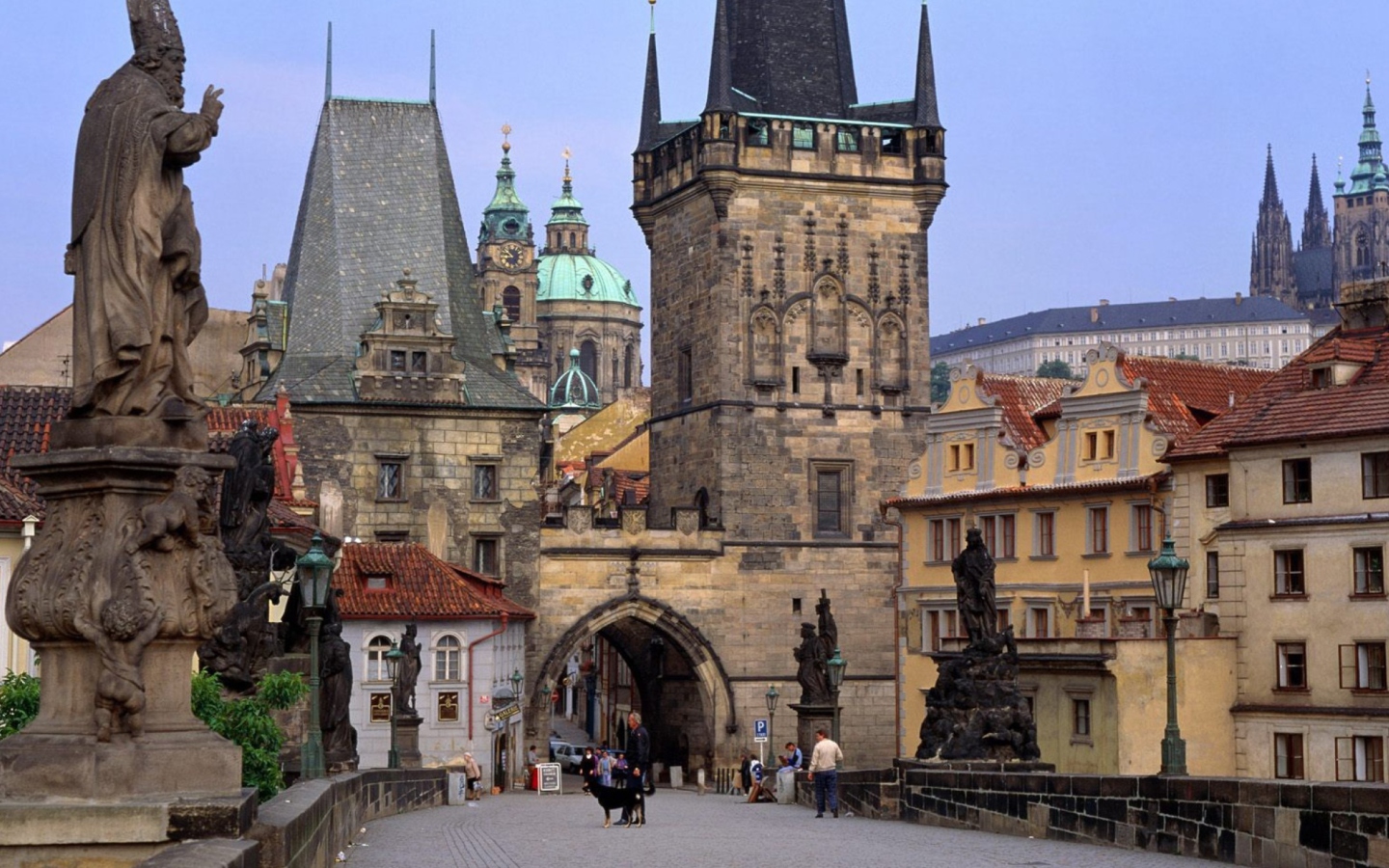 Das Charles Bridge Prague - Czech Republic Wallpaper 1440x900