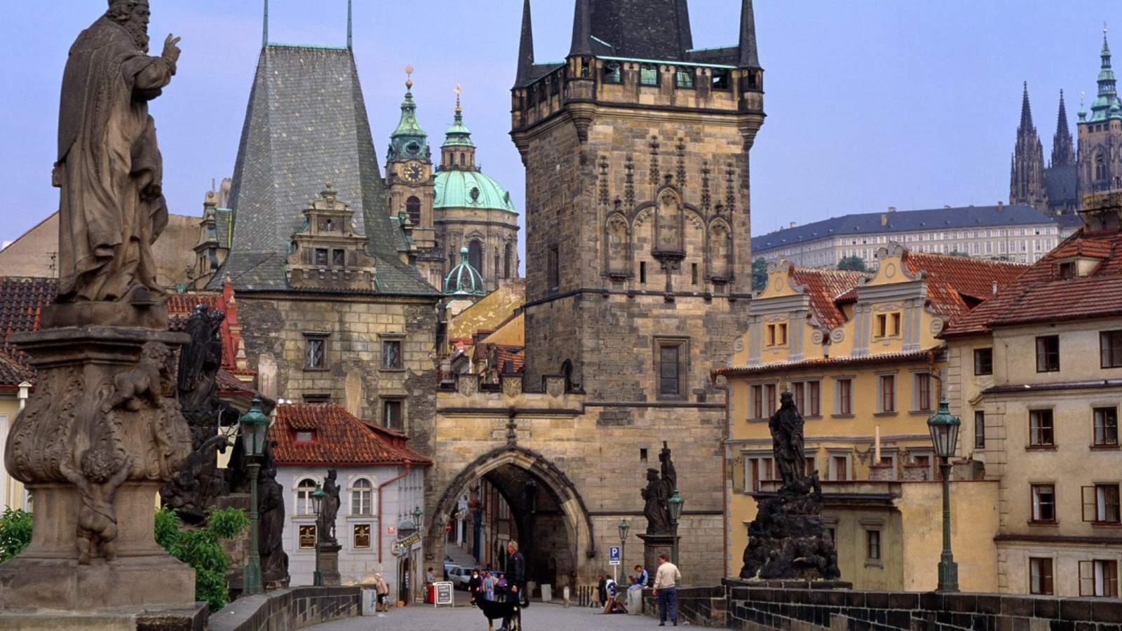 Das Charles Bridge Prague - Czech Republic Wallpaper 1600x900