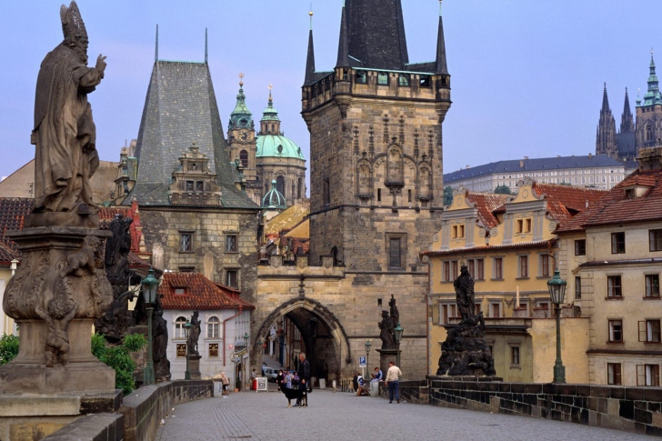 Das Charles Bridge Prague - Czech Republic Wallpaper