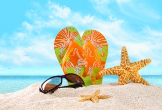 Beach Vacation Time - Obrázkek zdarma pro LG Optimus M