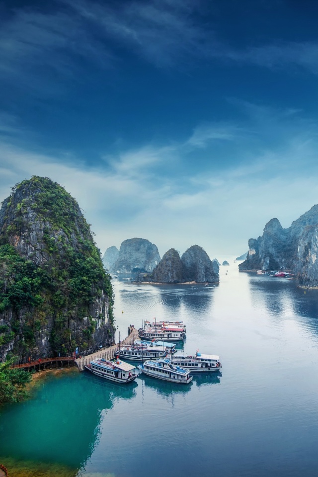 Screenshot №1 pro téma Hạ Long Bay Vietnam Attractions 640x960