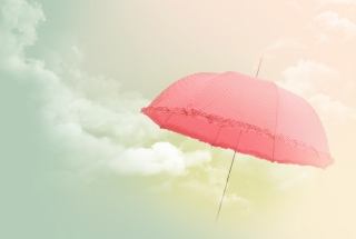 Free Pink Umbrella Picture for Android, iPhone and iPad