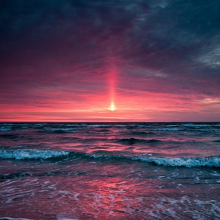 Red Sunset - Obrázkek zdarma pro iPad Air