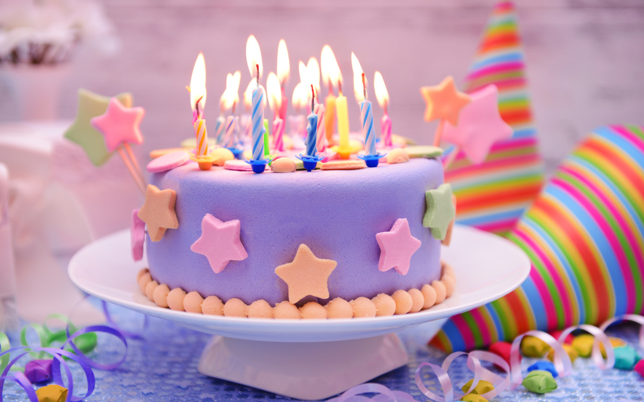 Fondo de pantalla Happy Birthday Cake 1280x800