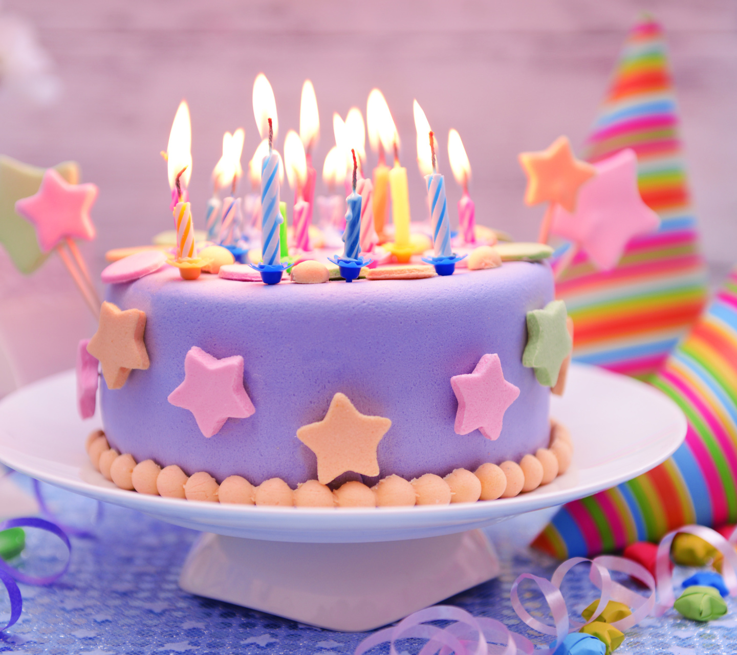 Обои Happy Birthday Cake 1440x1280