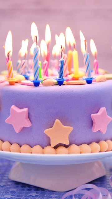 Sfondi Happy Birthday Cake 360x640
