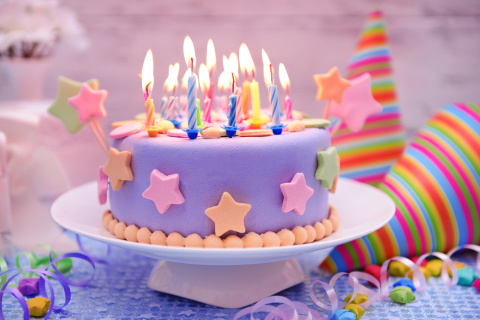 Fondo de pantalla Happy Birthday Cake 480x320