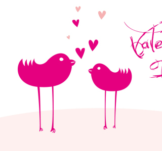 Birds And Valentines Day - Obrázkek zdarma pro iPad mini 2