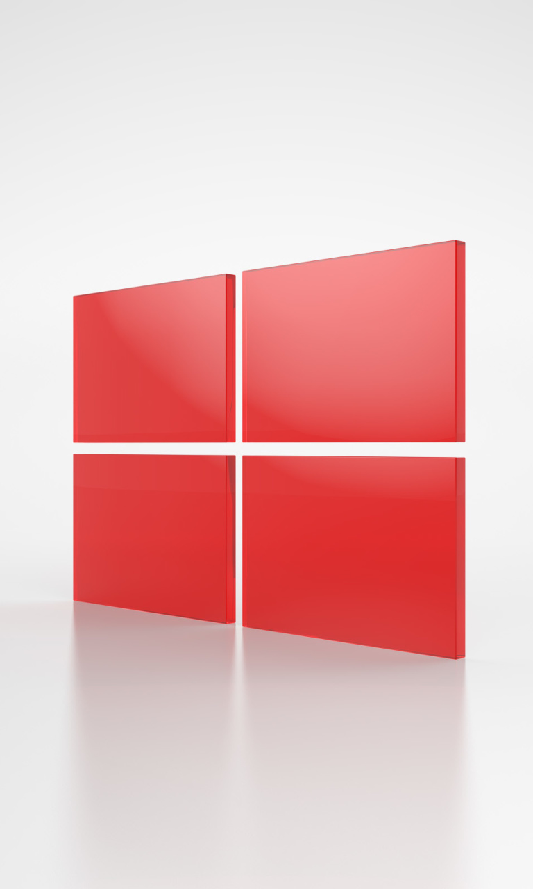 Windows Red Emblem screenshot #1 768x1280
