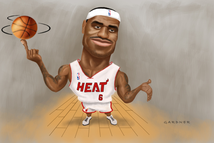 Screenshot №1 pro téma Lebron James Caricature