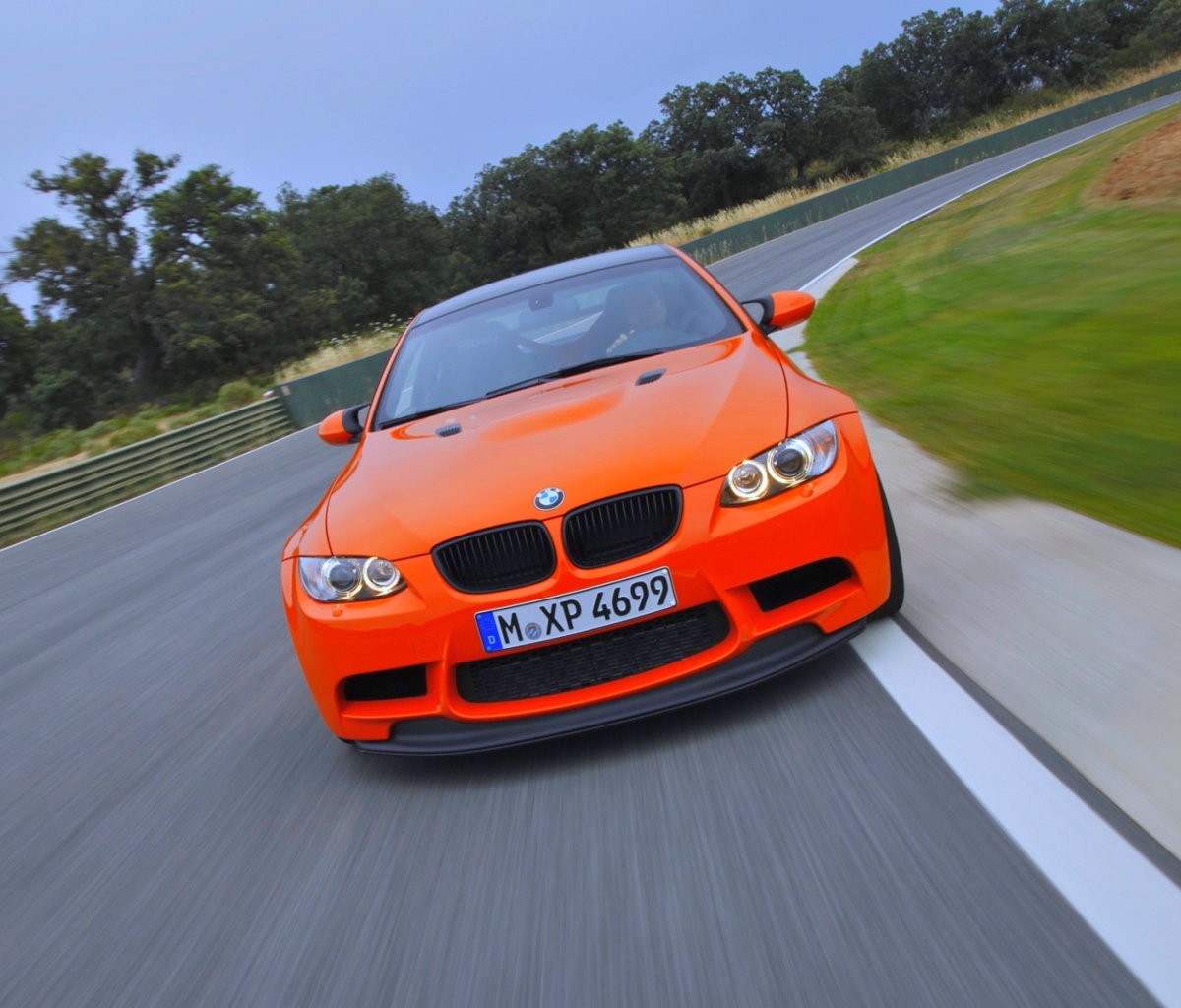 Orange BMW wallpaper 1200x1024